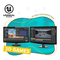 Unreal Engine 4. Игровой движок - КИБЕРшкола программирования для детей, компьютерные курсы для школьников, начинающих и подростков - KIBERone г. Верхняя Салда