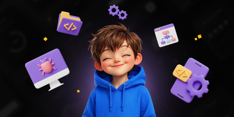 Идеальный сайт с нуля: код, дизайн и AI-помощник - КИБЕРшкола программирования для детей, компьютерные курсы для школьников, начинающих и подростков - KIBERone г. Верхняя Салда